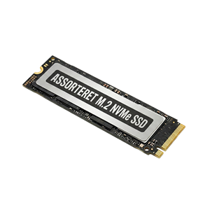 256GB M.2 NVMe SSD - Assorteret mærker - Grade A
